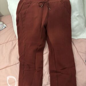 lululemon athletica Rust Track Pants